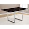 Monarch Specialties Dining Table, 59 W, 30.25 H, Manufactured Wood, Espresso I 1122 - alternate 4